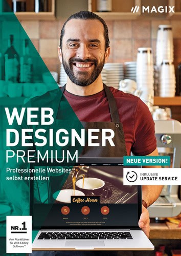 MAGIX Web Designer 15 Premium BOX (DVD), Vollversion