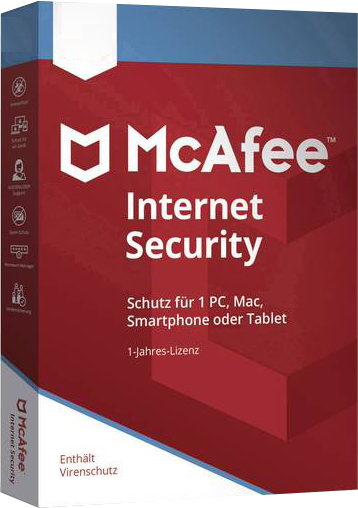 McAfee Internet Security 2022 Vollversion 1 Jahr