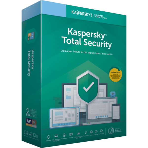 Kaspersky Total Security 2022 Multi Device PC MAC Smartphone Tablet