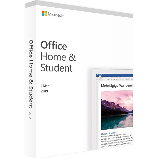 Microsoft Office 2019 Home and Student für Mac