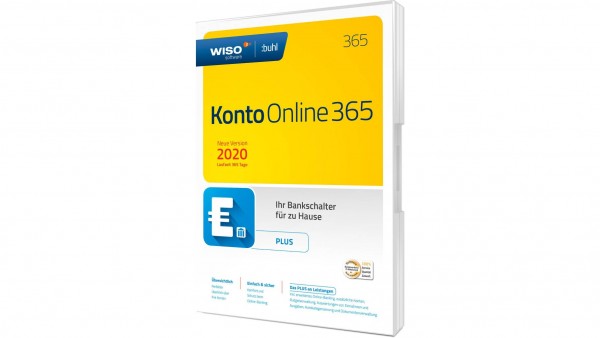 WISO Konto Online Plus 365 (2020), 1 Jahreslizenz, Box