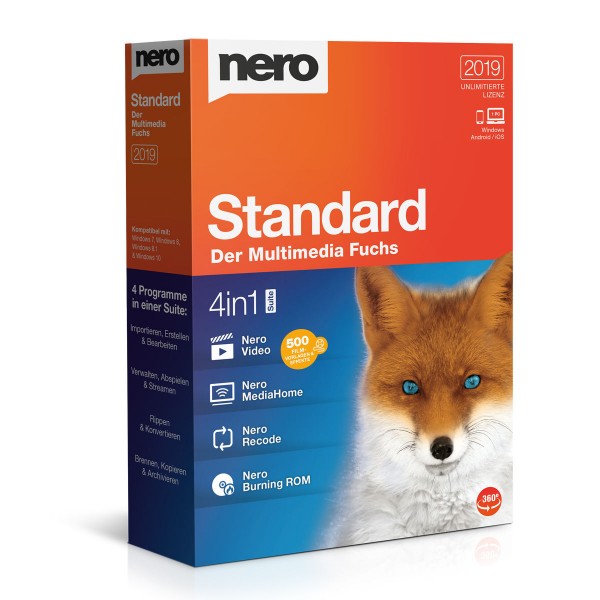 Nero 2019 Standard, Vollversion