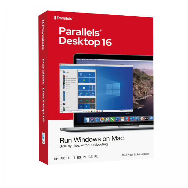 Parallels Desktop 16 für MAC Standard Edition PKC/BOX