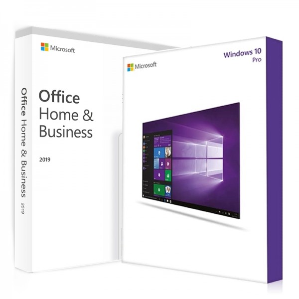 Windows 10 Pro + Office 2019 Home & Business