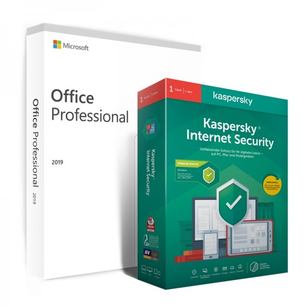 Kaspersky Internet Securtiy + Office 2019 Professional