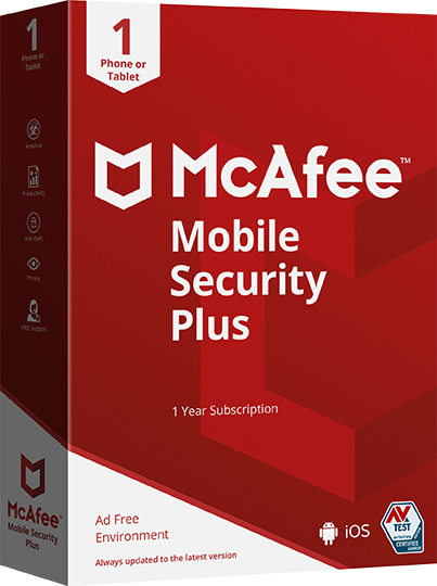 McAfee Mobile Security Plus VPN [Unlimited Device, 1 Years]