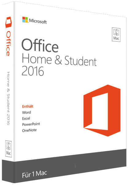 Microsoft Office 2016 Home and Student für Mac