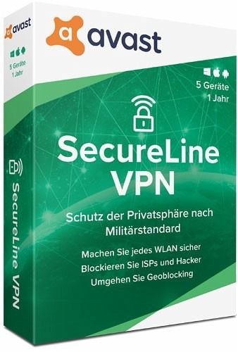 Avast SecureLine VPN, 5 Geräte
