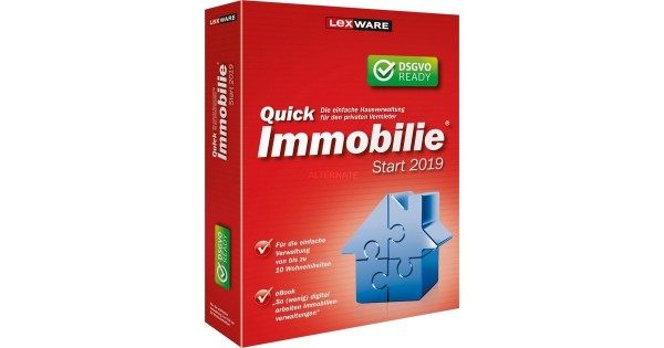 Lexware QuickImmobilie Start 2020, 10 Wohneinheiten, 365 Tage Version