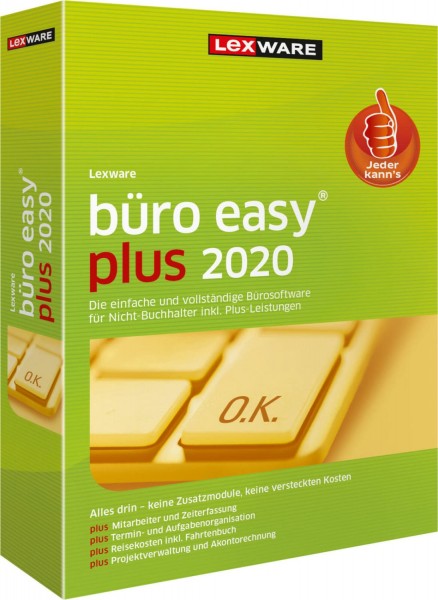 Lexware büro easy Plus 2020, 365 Tage Laufzeit, Download