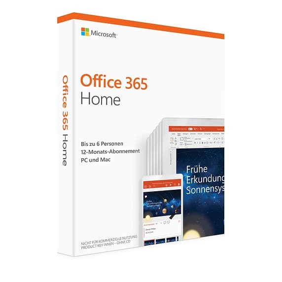 Microsoft Office 365 Home, 6 Nutzer, Download