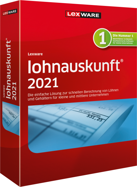 Lexware Lohnauskunft 2021, 365 Tage Laufzeit, Download
