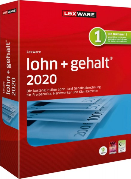 Lexware Lohn + Gehalt 2020, 365 Tage Laufzeit, Download